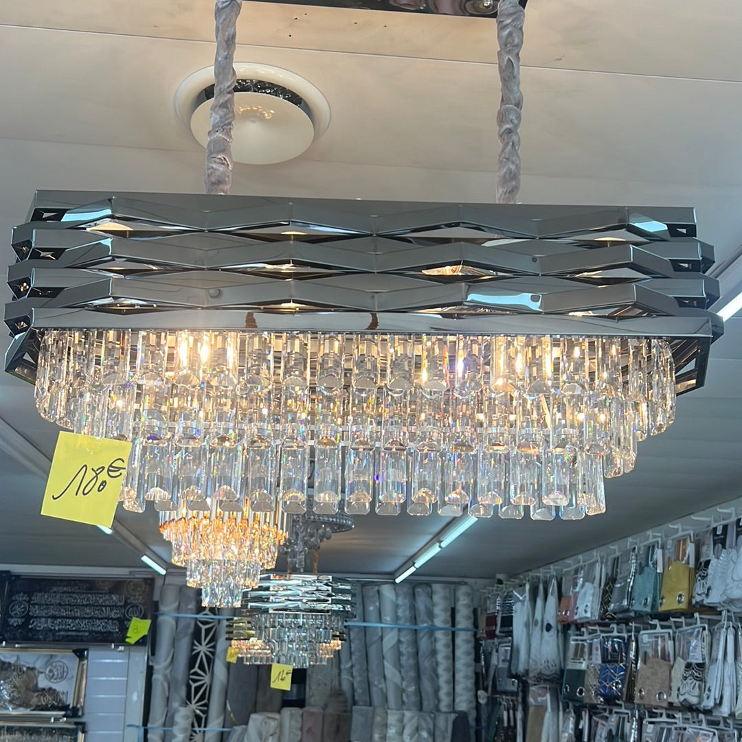 Lustre 80cm de largeur noir