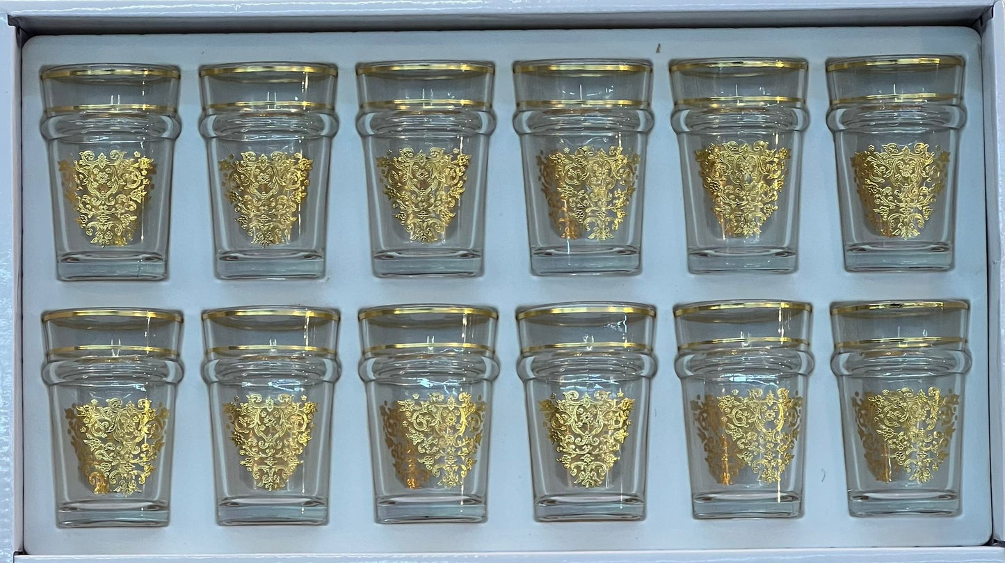12 Verres à thé Beautiful