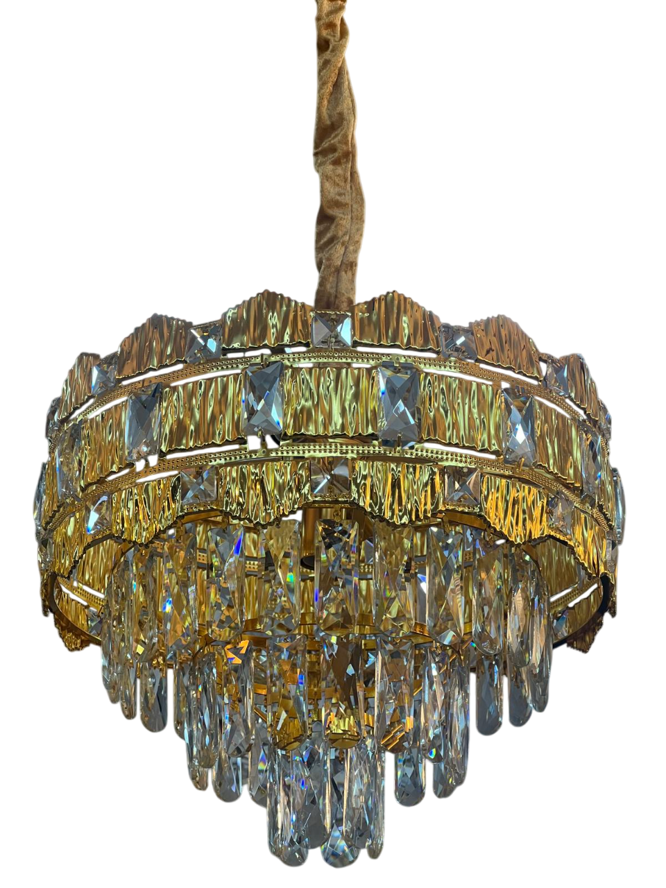 LUSTRE PYRAMIDALE GOLD