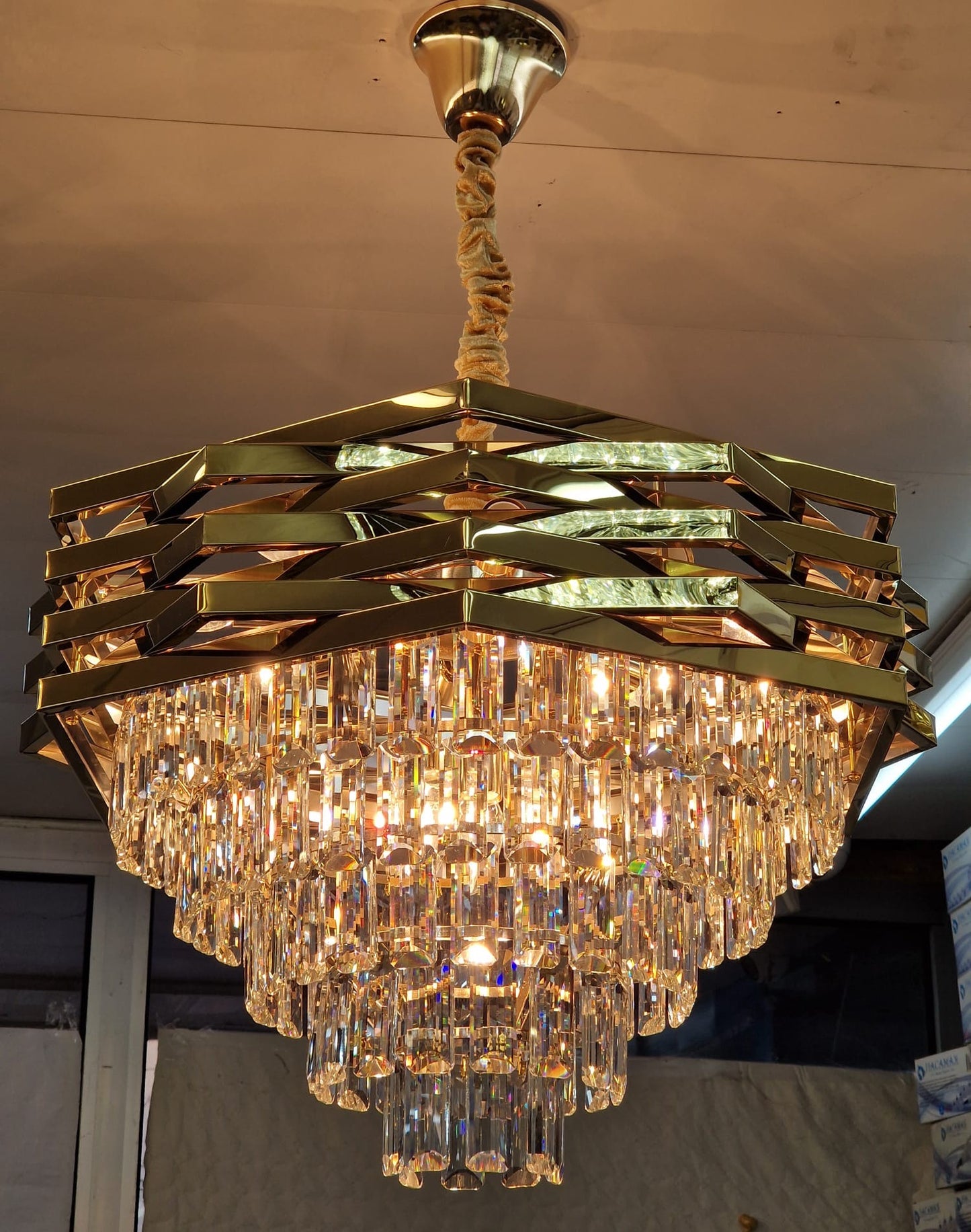 Lustre doré