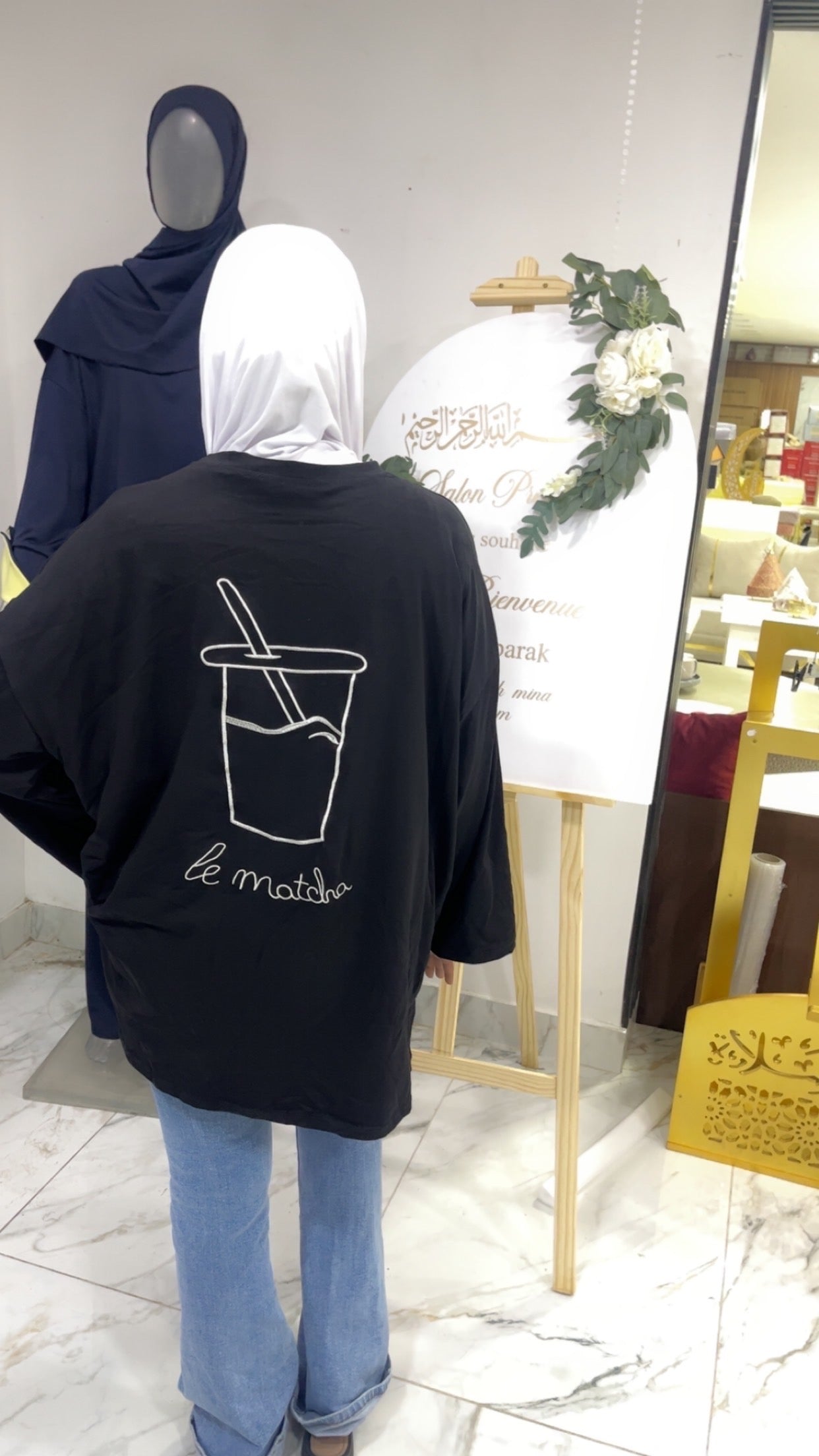 T-shirt manches longues matcha