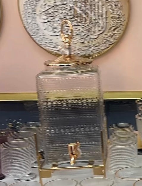 Carafe en verres