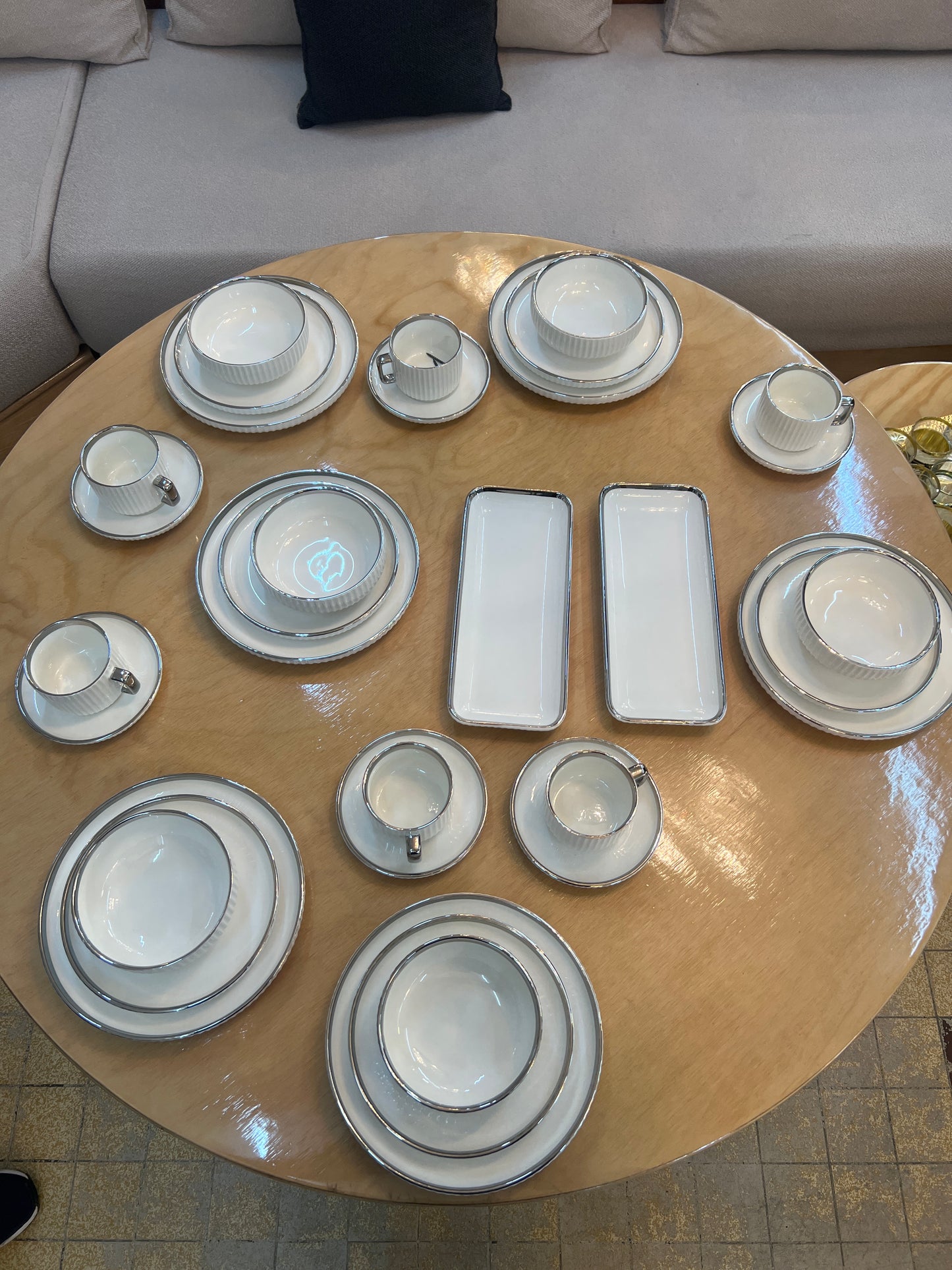 Vaisselle argent 32 pièce