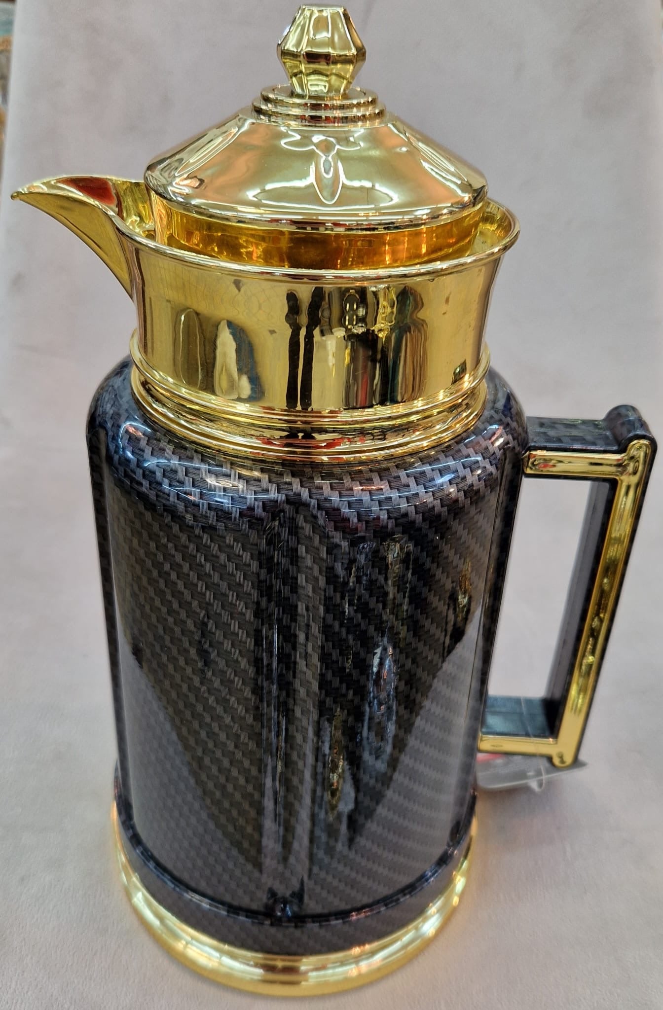 Thermos noir doré