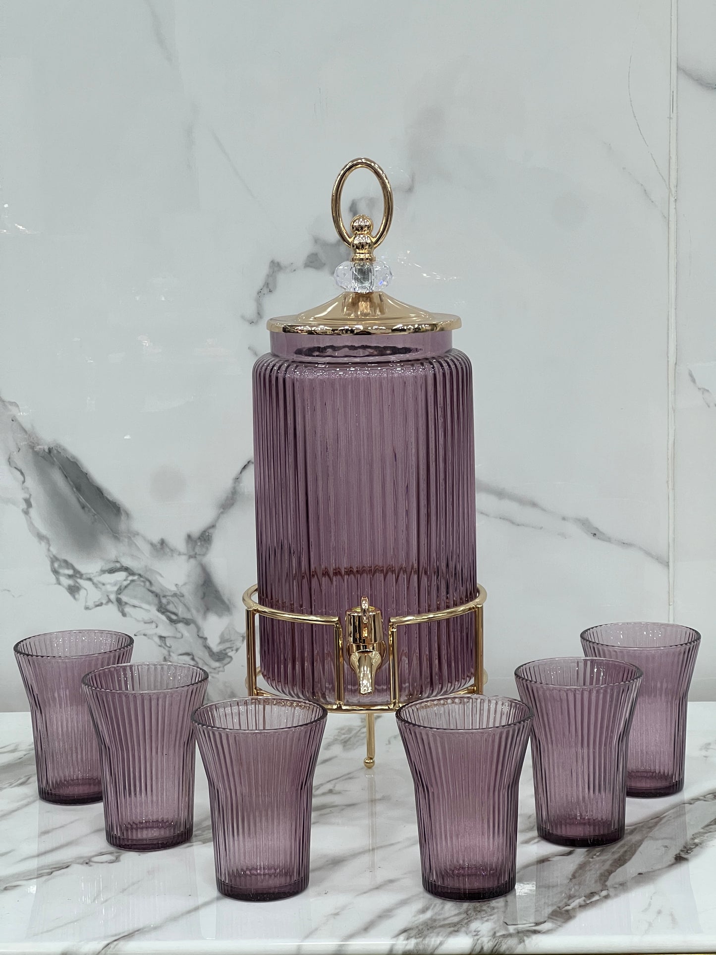 Carafe luxe bordeaux