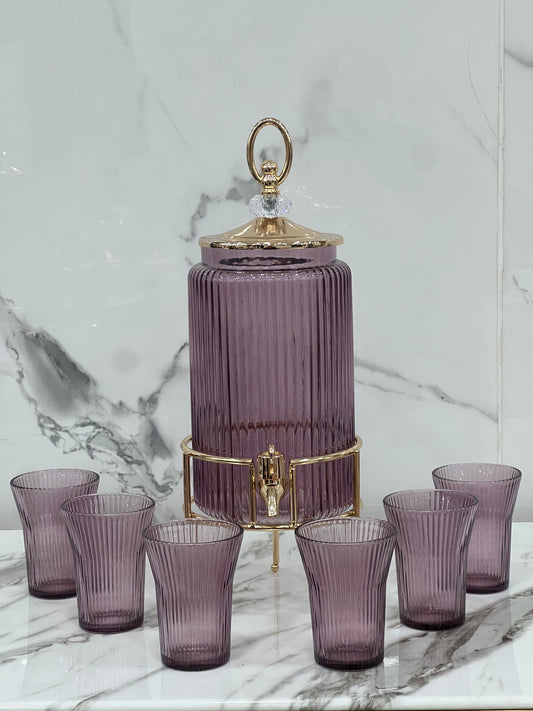 Carafe luxe bordeaux