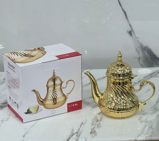 Théière en acier inoxydable 0,8 litre