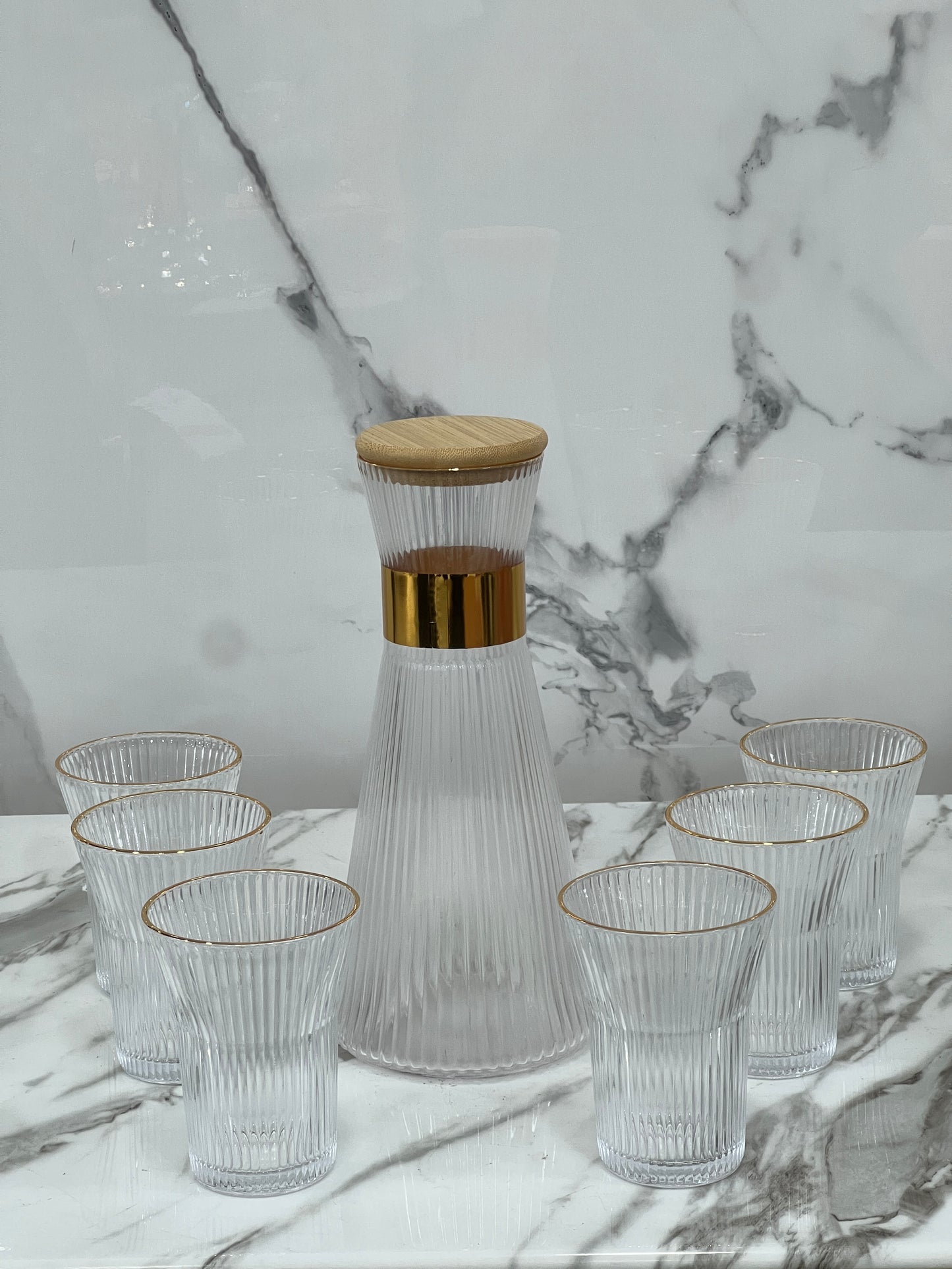 Carafe en verre