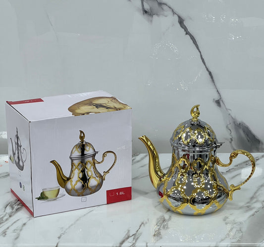 Théière en acier inoxydable 1,6 litre