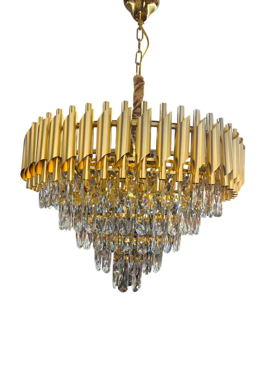 Lustre doré 60 cm