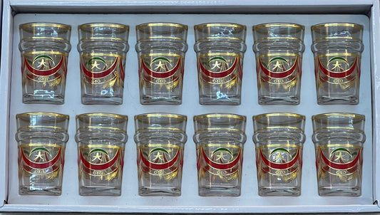 12 Verres à thé Étoile