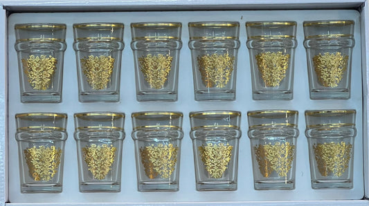 12 Verres à thé Beautiful