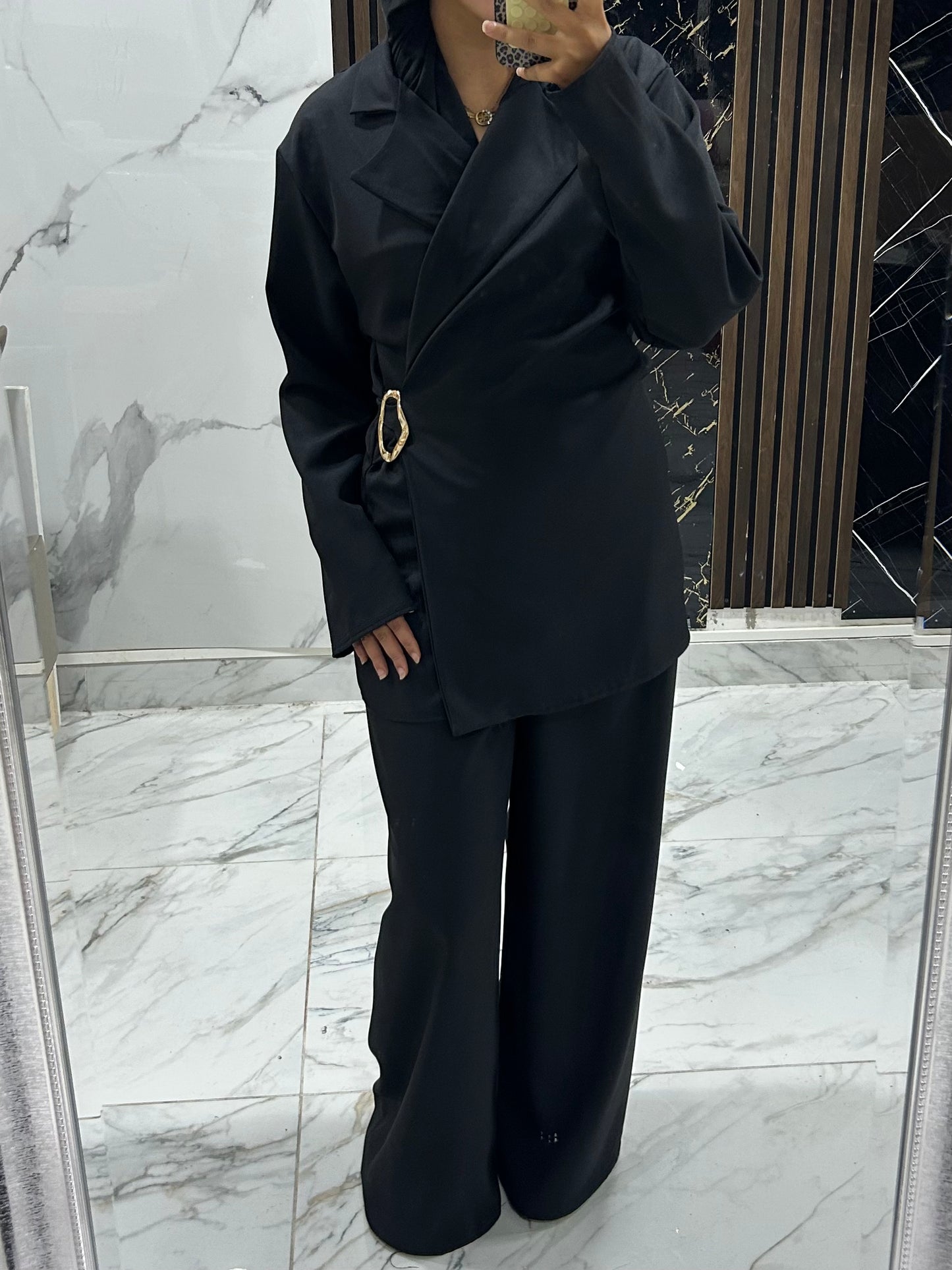 Ensemble blazer ceinturé -  premium