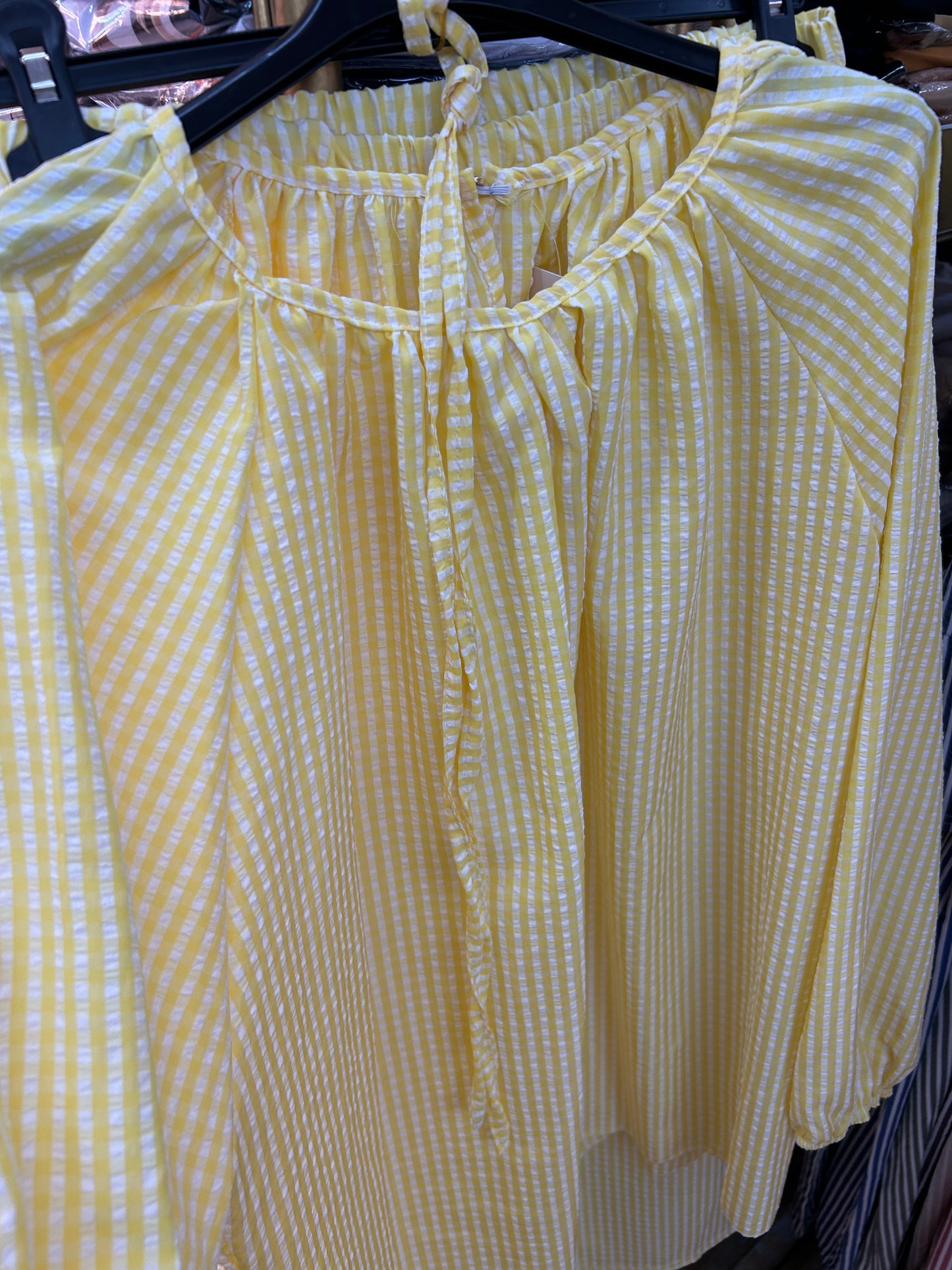 Ensemble à carreaux – Blouse & pantalon