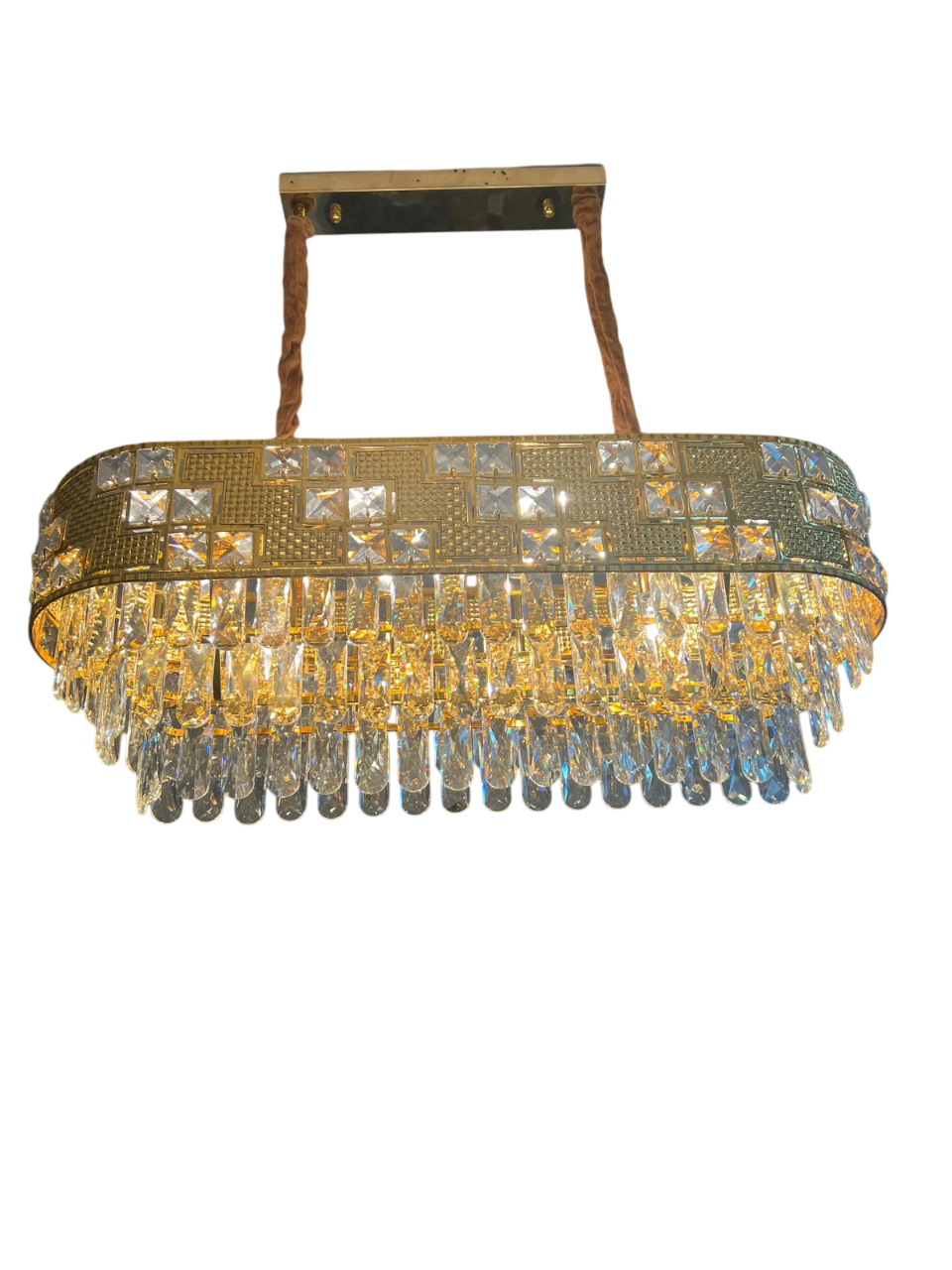 LUSTRE DORE OVALE