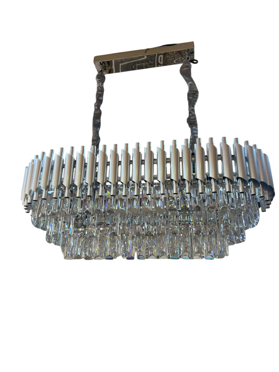 LUSTRE SILVER OVALE